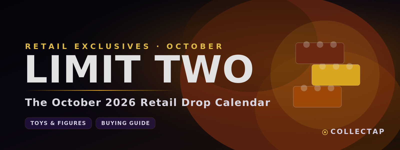 Limit Two Per Order: The October 2026 Retail Exclusive Calendar